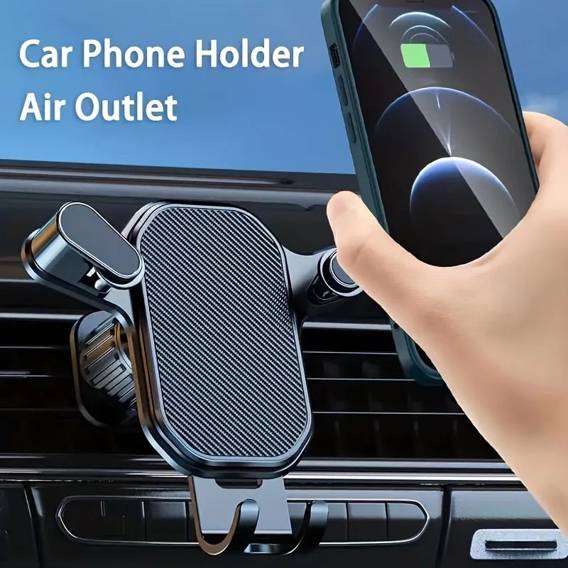 Car Phone Holder Car Air Vent Clip Mount Mobile Cell Stand Smartphone GPS Support For 4.7 - 6.7 Inch Mobile Devices - UrbanNest Co