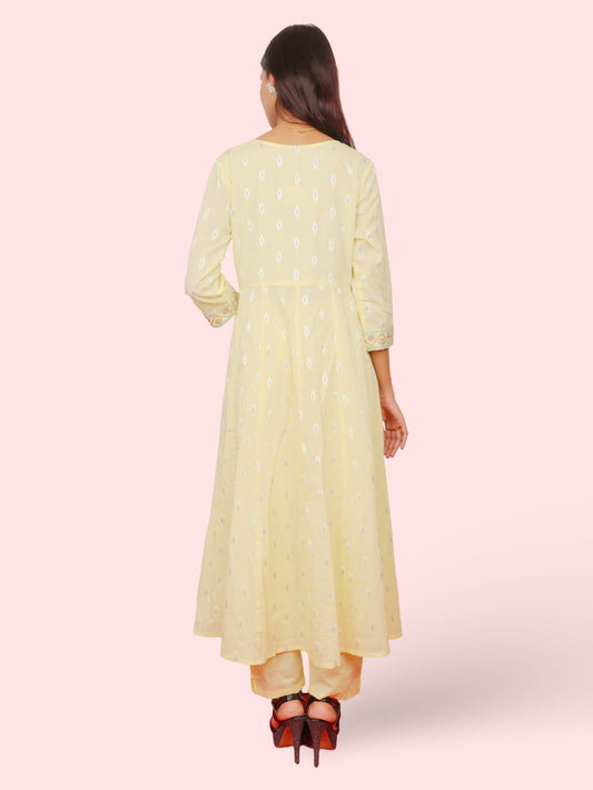 Women's Pure Cotton Kurta and Pant Set with Coordinated Dupatta - UrbanNest Co