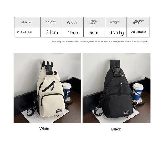 19*6*34CM Snoopy Cartoon Print Large Capacity Backpack Shoulder Bag Chest Crossbody Bag - UrbanNest Co