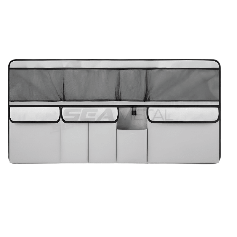 9 - Pocket Car Seat Back Organizer Wear - Resistant Oxford Cloth Gray - UrbanNest Co