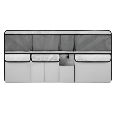 9 - Pocket Car Seat Back Organizer Wear - Resistant Oxford Cloth Gray - UrbanNest Co