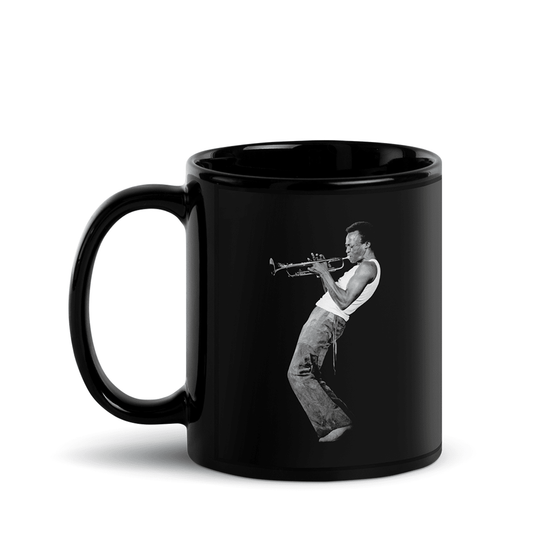 Miles Davis Playing his Trumpet Artwork Mug - UrbanNest Co