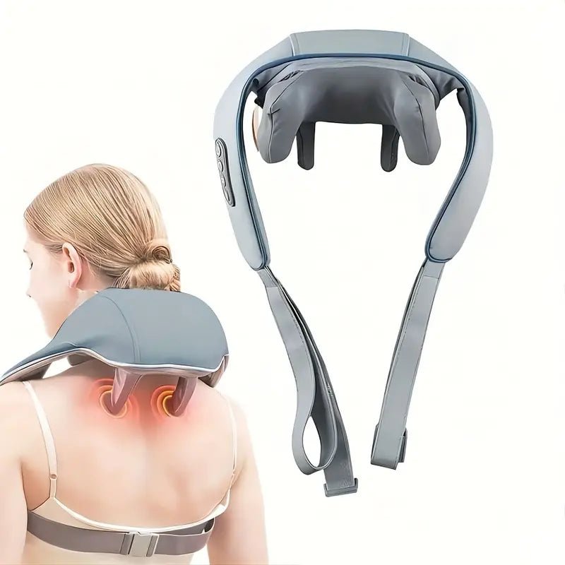 Electric Neck Massager, Portable Smart Cervical Massage - Grey - UrbanNest Co