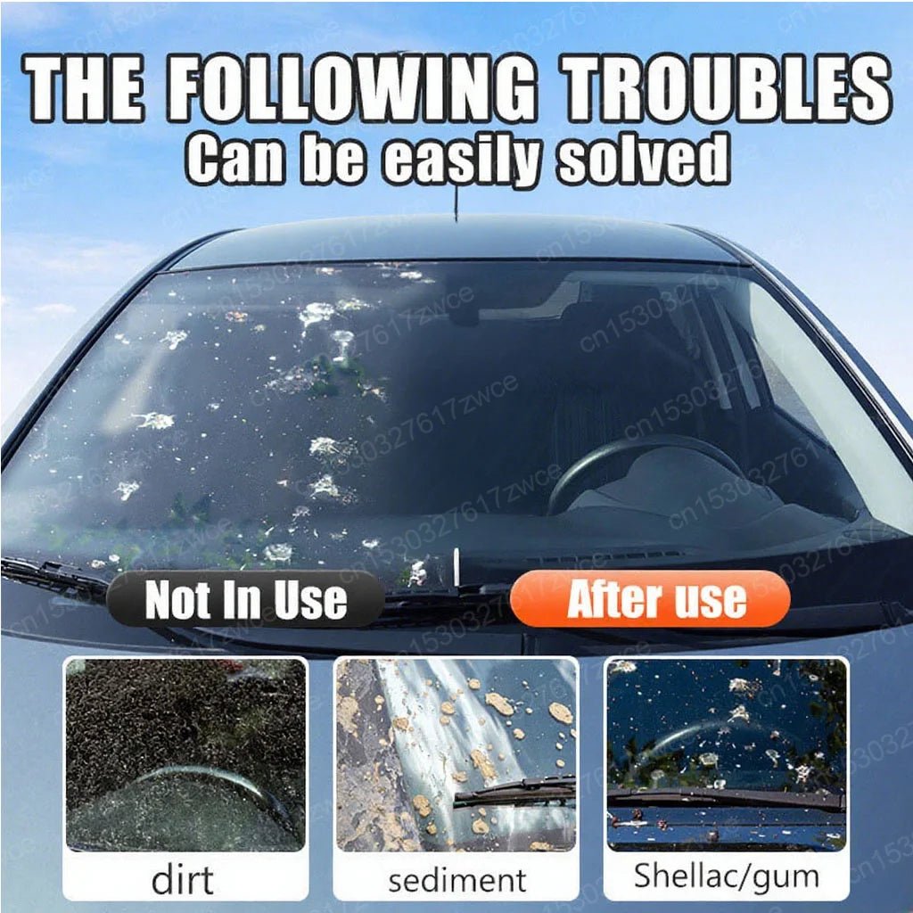Car Glass Polish Coating Kit for Windshield Oil Film Removal Paste Car Glass Water Repellent Anti Rain Hydrophobic Cleaning Kits - UrbanNest Co