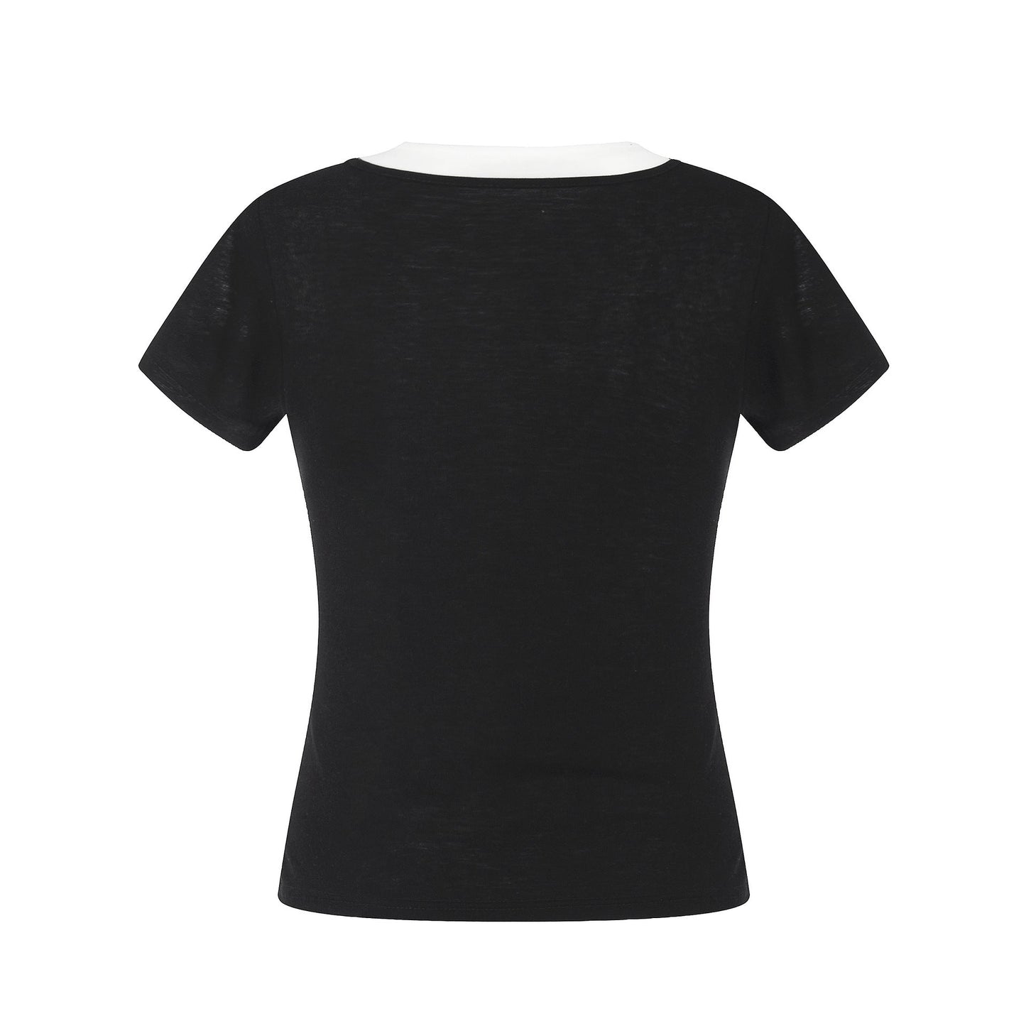 Two - Piece T-Shirt Slim Fit with Button Design Versatile and Professional Style Top - UrbanNest Co
