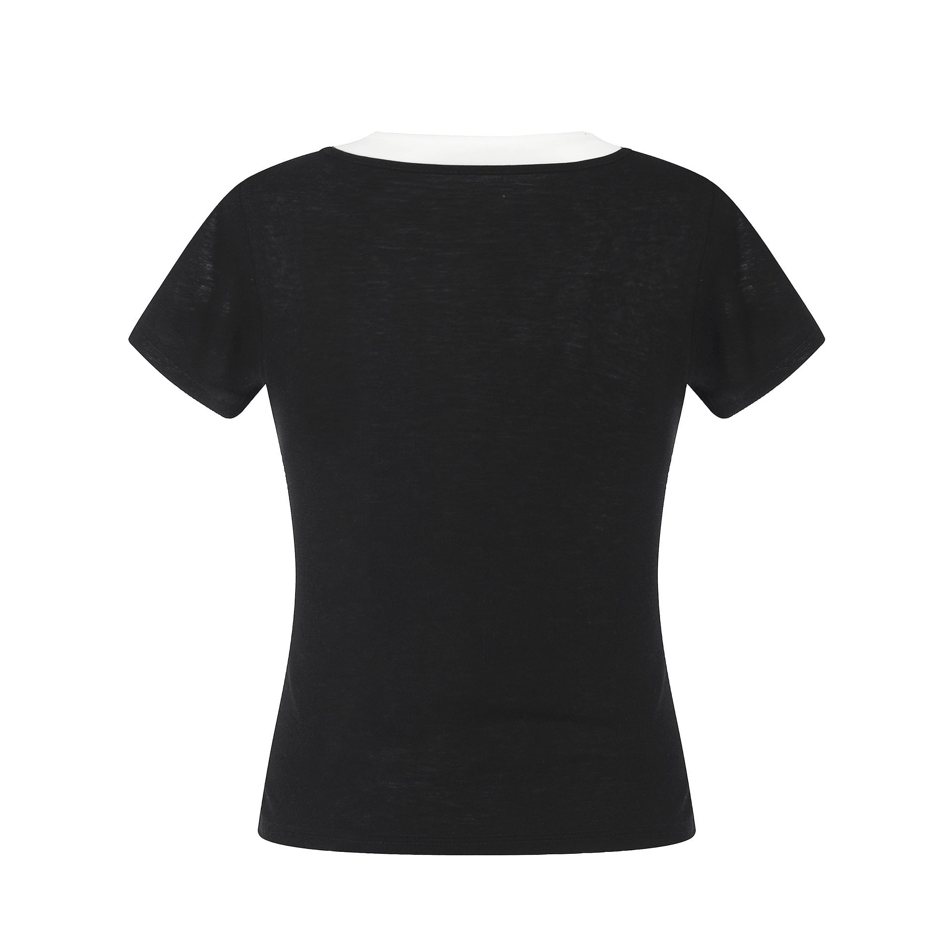 Two - Piece T-Shirt Slim Fit with Button Design Versatile and Professional Style Top - UrbanNest Co
