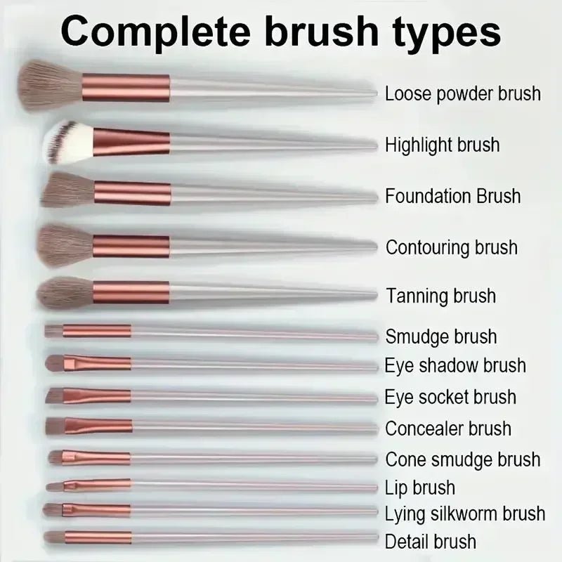 Makeup Brush Set Soft Fluffy Professiona Cosmetic Foundation Powder Eyeshadow Kabuki Blending Make Up Brush Beauty Tool Makeup - UrbanNest Co
