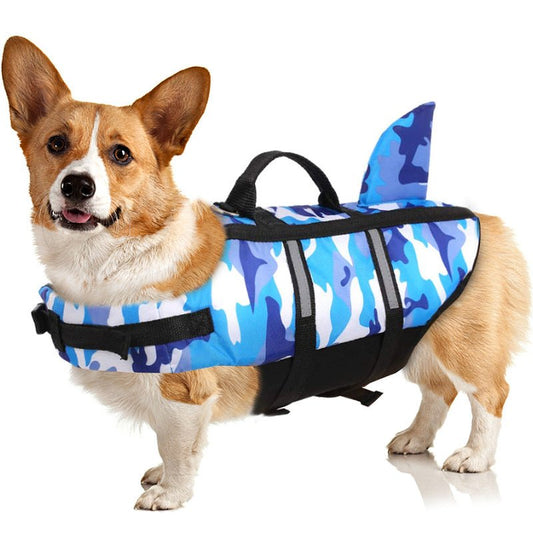 Dog Life Jacket Lightweight Adjustable Velcro Medium to Large Dog Swimwear - UrbanNest Co