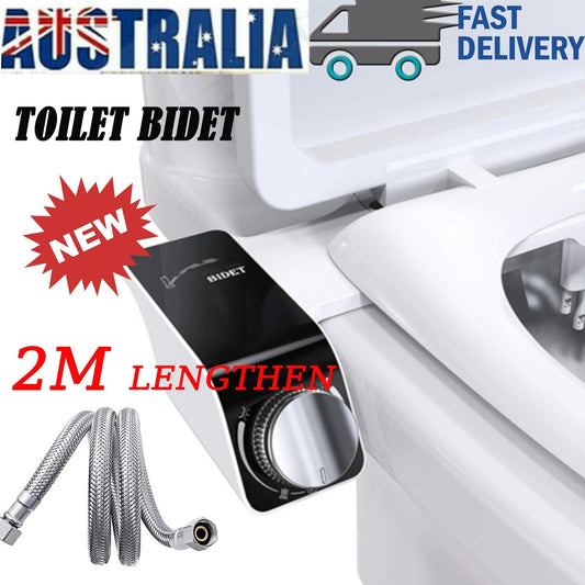 NNEDSZ Toilet Bidet Seat Dual Nozzles Bidet Non Electric Toilet Water Sprayer Bathroom - UrbanNest Co
