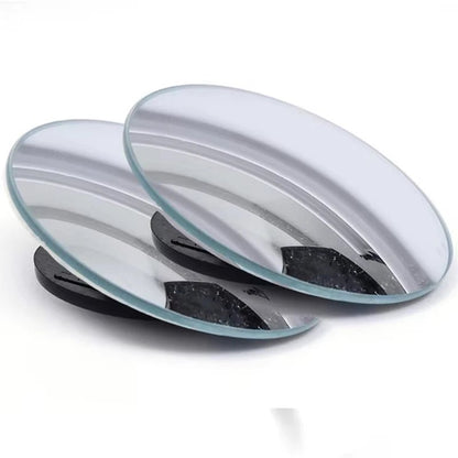 1Pair Car Blind Spot Mirror 360 Degree Adjustable Car Rearview Convex Mirror For Car Reverse Wide Angle Parking Rimless Mirrors - UrbanNest Co