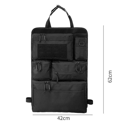 Tactical Car Seat Organizer - Universal Rear Seat Hanging Storage Bag, Multi - Purpose Travel Gear Organizer for SUV/Jeep/Van - UrbanNest Co
