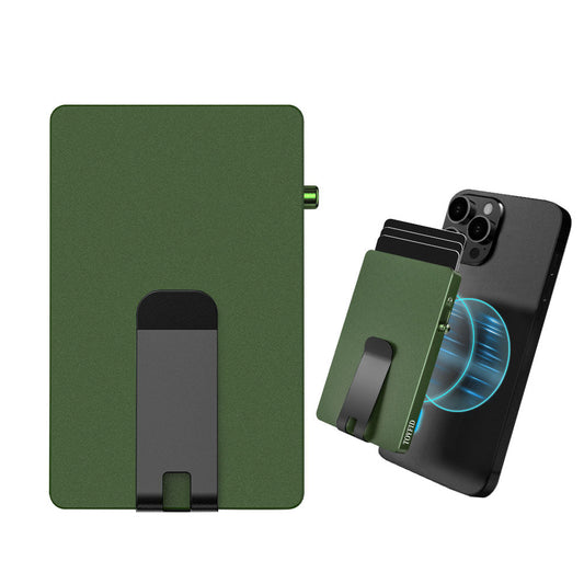 Minimalist Pop up Wallet with Money Clip, All Aluminum Slide Rfid Slim Card Holder - UrbanNest Co