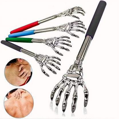 Portable Extendable Back Scratcher Stainless Steel Telescoping Back Scratcher for Both Human and Pets Extendable Back Massager - UrbanNest Co