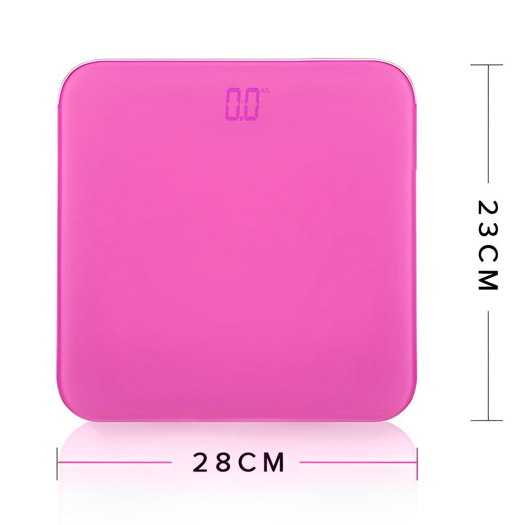 SOGA 2X 180kg Digital Fitness Weight Bathroom Gym Body Glass LCD Electronic Scales Pink - UrbanNest Co