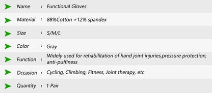 1 Pair Compression Arthritis Gloves Arthritic Joint Pain Relief Gloves - UrbanNest Co