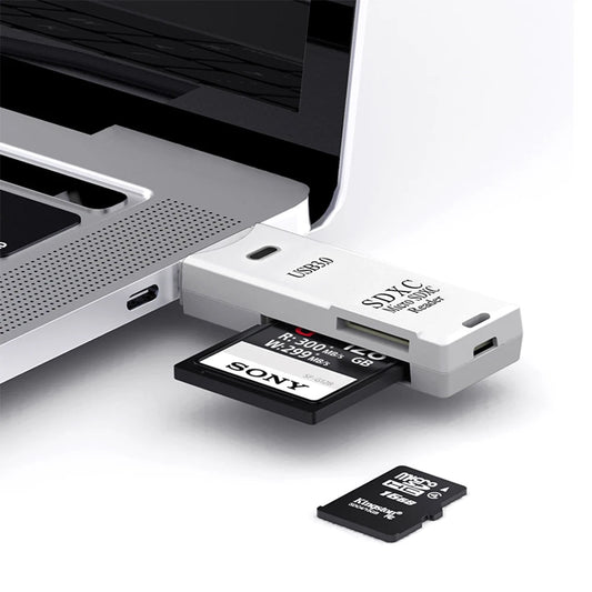 2 in 1 USB 3.0 Card Reader Micro TF sd card Reader usb adapter High Speed Cardreader TF Memory card For PC Laptop Accessories - UrbanNest Co