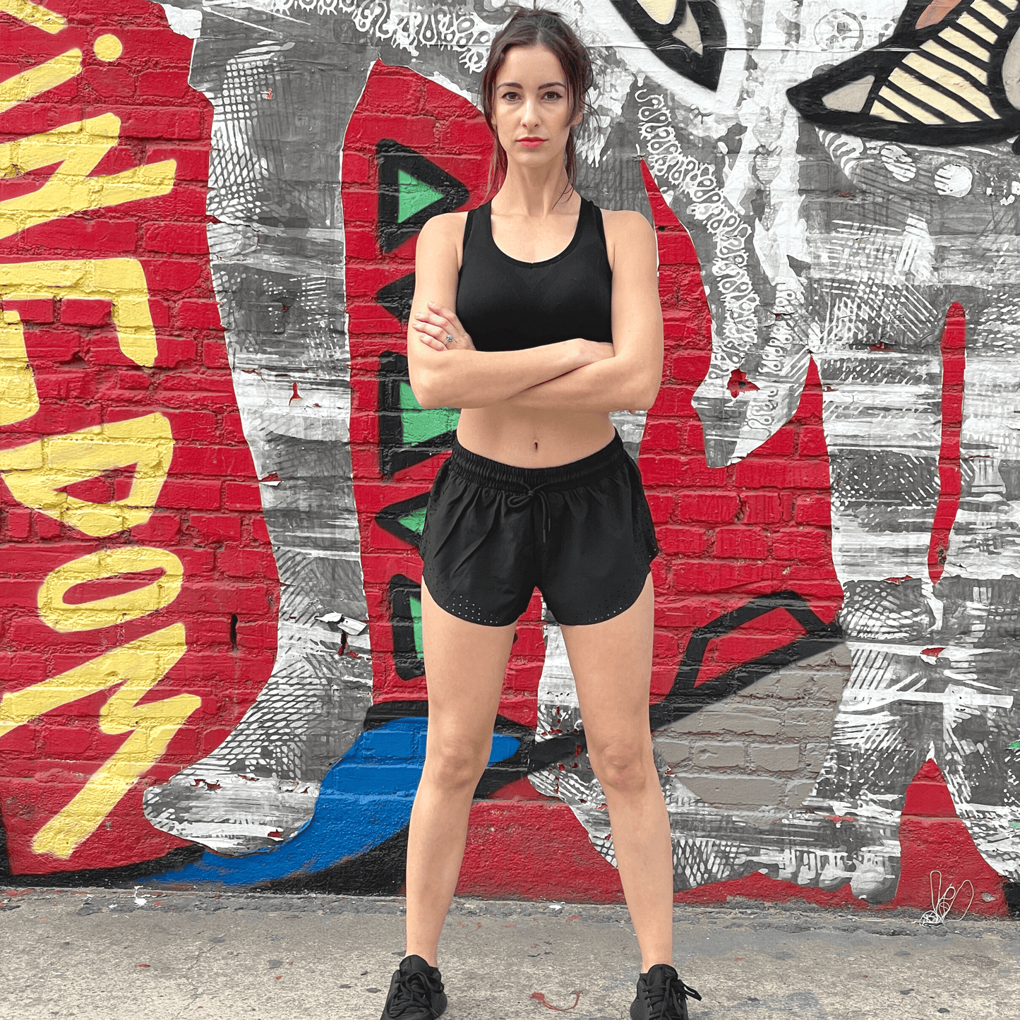 JupiterGear Arielle Athletic Shorts with Built - In Compression Liner - UrbanNest Co