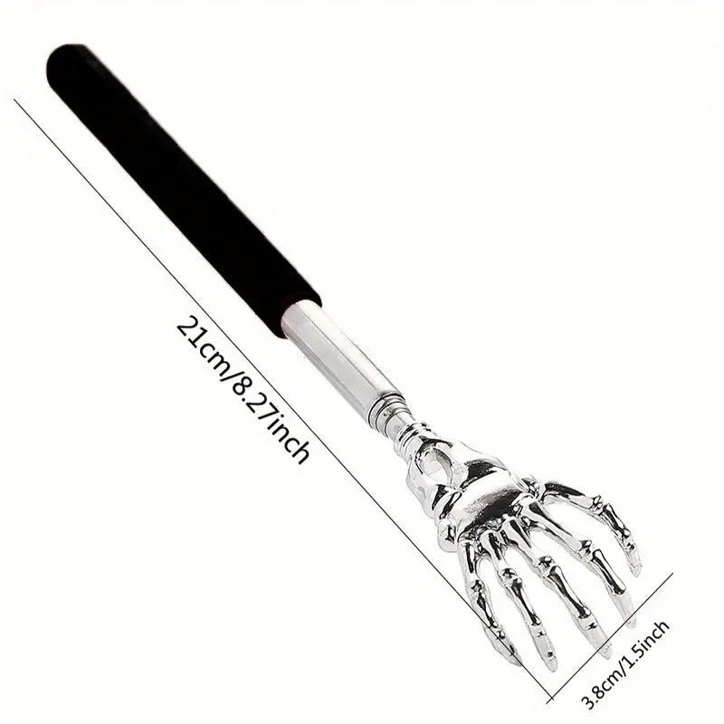 Portable Extendable Back Scratcher Stainless Steel Telescoping Back Scratcher for Both Human and Pets Extendable Back Massager - UrbanNest Co