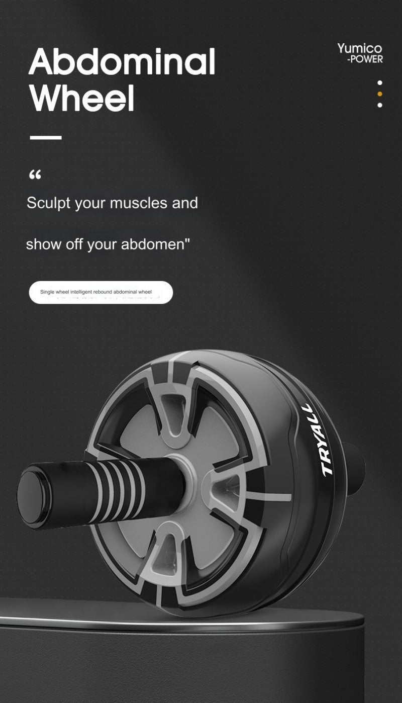 Automatic Rebound Ab Wheel – Home Fitness Equipment with Kneeling Pad - UrbanNest Co