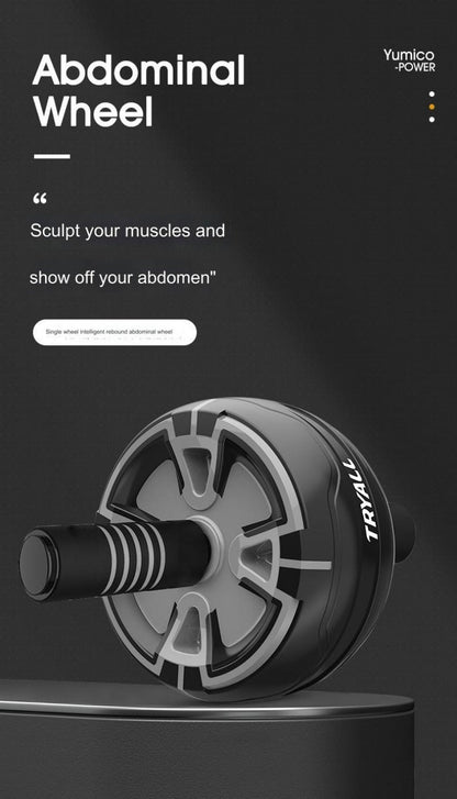 Automatic Rebound Ab Wheel – Home Fitness Equipment with Kneeling Pad - UrbanNest Co