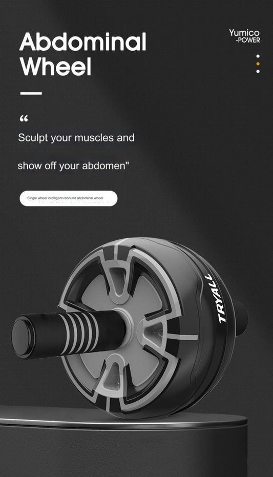 Automatic Rebound Ab Wheel – Home Fitness Equipment with Kneeling Pad - UrbanNest Co
