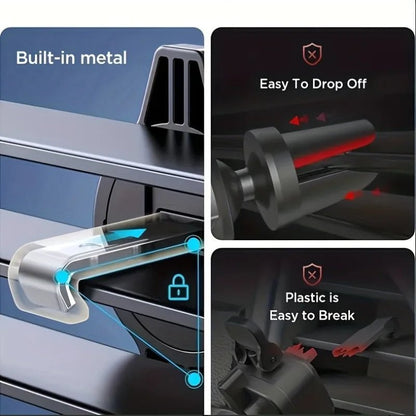 Car Phone Holder Car Air Vent Clip Mount Mobile Cell Stand Smartphone GPS Support For 4.7 - 6.7 Inch Mobile Devices - UrbanNest Co