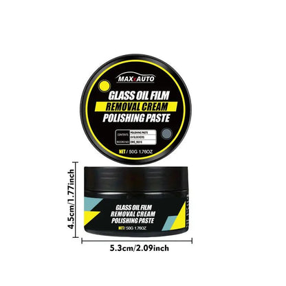 Car Glass Polish Coating Kit for Windshield Oil Film Removal Paste Car Glass Water Repellent Anti Rain Hydrophobic Cleaning Kits - UrbanNest Co